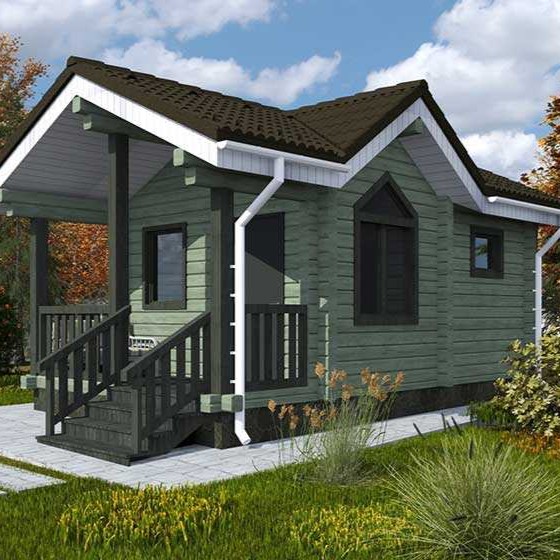 баня из клееного бруса от компании ВДК