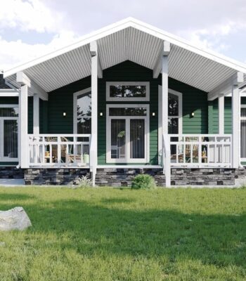 проект дом из клееного бруса Виллабаджо 158 кв м от ВДК