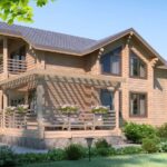 проект дом из клееного бруса Камыш от ВДК в Москве