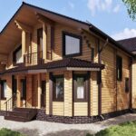 проект дом из клееного бруса Сова от ВДК в Москве