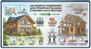 Как выбрать подрядчика для строительства дома в Москве и Московской области в 2026 году